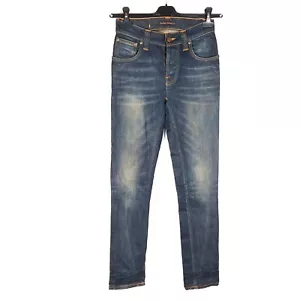 Pantalones de mezclilla para hombre NUDIE JEANS GRIM TIM talla W27 L32 Slim F... - Imagen 1 de 9