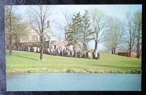 Retiro de San Francisco Mayslake IL De Colección Postal Sin Usar Retiro Religioso para Hombres - Imagen 1 de 2