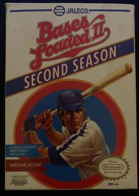Vintage Jaleco Nes Nintendo Game Bases Loaded 2 In Original Box Manual
