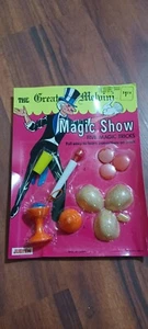 vintage nos magic show #! five tricks mint on card fast free shipping 1980's - Picture 1 of 2