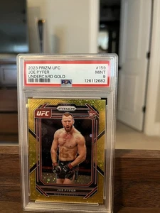 2023 Panini Prizm UFC Joe Pyfer Undercard Gold 06/10 PSA9 - Picture 1 of 2