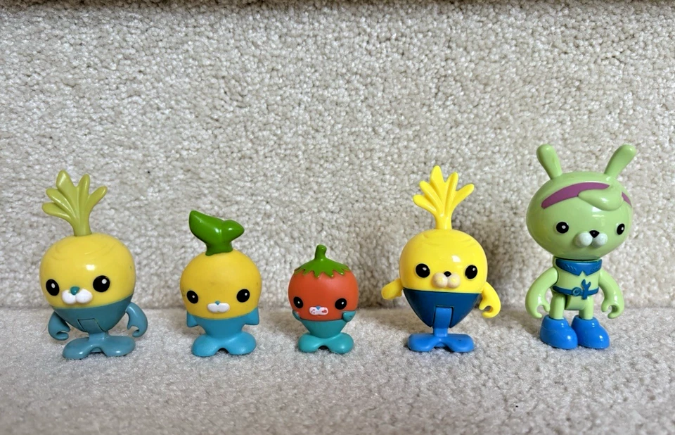 Fisher Price Octonauts 素食者玩偶 - 批量 4 件 + Tweak — 第 1/4 张图片