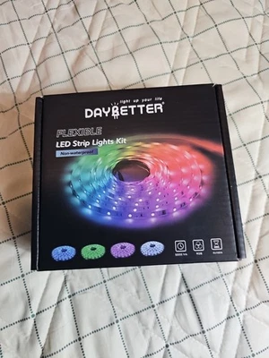DAYBETTER Kit de Tira de Luces LED Flexibles RGB Luces de Cinta No Impermeable Foto 1 de 2