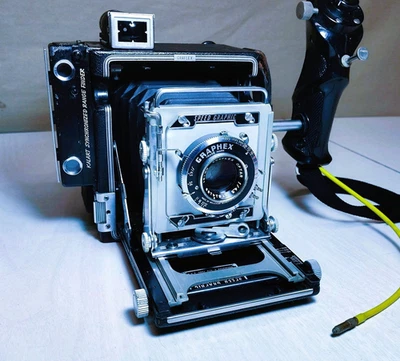 Vintage Graphex Pacemaker Speed Graphic 2x3 Câmera de Imprensa com Punho de Pistola - Imagem 1 de 4