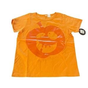 NEW Target Halloween Pumpkin Orange Cotton Kids/Youth SS T-Shirt, Size 14/16 NWT - Picture 1 of 7