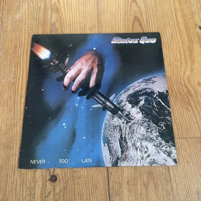 Vinyle 33t - Status Quo - Never Too Late - Photo 1/4