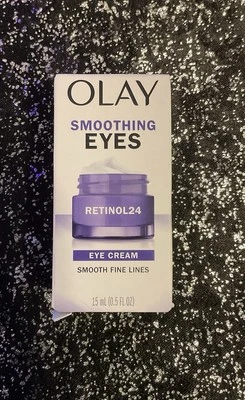 Olay Smoothing Eyes Retinol 24 Eye Cream, 0.5 oz, New In Box, Fresh - Image 1 of 4