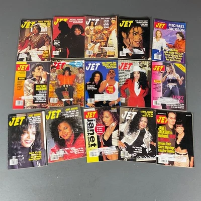 Vintage Jet Magazine Large Lot of 15 - Michael Jackson The Jacksons Janet Latoya - Image 1 of 4