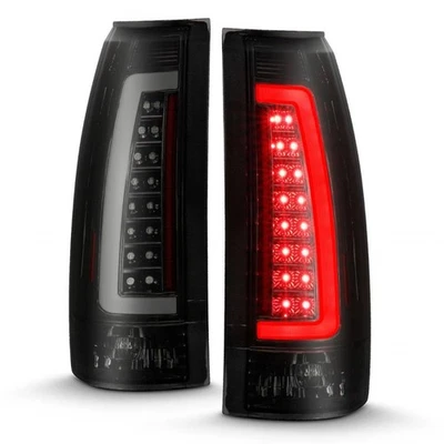 Par de luces traseras LED ANZO para Cadillac Escalade 99 00 carcasa negra lentes de humo Foto 1 de 4