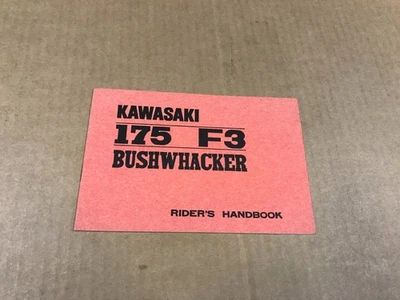 复古川崎 175-F3 Bushwhacker 骑手手册 — 第 1/4 张图片