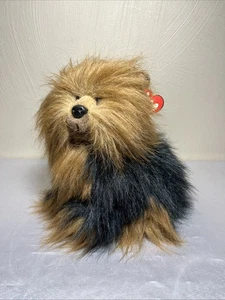 Raro TY Beanie Babies Yorkshire Terrier Yorkie 9" Cachorro Perro Peluche 1995 - Imagen 1 de 8