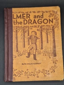 1950, First Ed, ELMER AND THE DRAGON, by RUTH STILES GANNETT, Old Library Copy - Picture 1 of 7