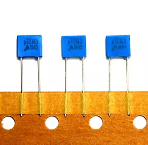 50x EPCOS Metallized Polyester MKT Boxed Capacitor 0.22uF 220n 63V J ±5% B32529C - Picture 1 of 5