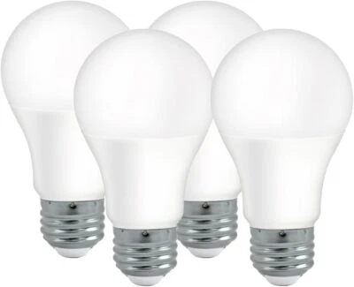 4Pack A19 LED Light Bulb, Energy Efficient 15W (100W ), 1600LM, 3000K, E26 - Image 1 of 4