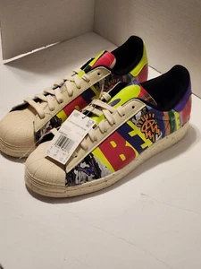 Men Size 10.5 - Adidas Superstar x Kris Andrew Small Pride 2022 NWT colorful - Picture 1 of 24