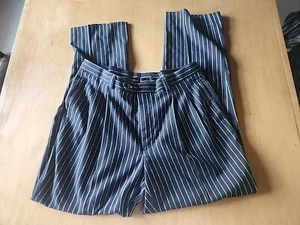 E.J. Samuel Herren Smokinghose Herren Größe 36 schwarz Nadelstreifen (NUR HOSE) - Bild 1 von 8