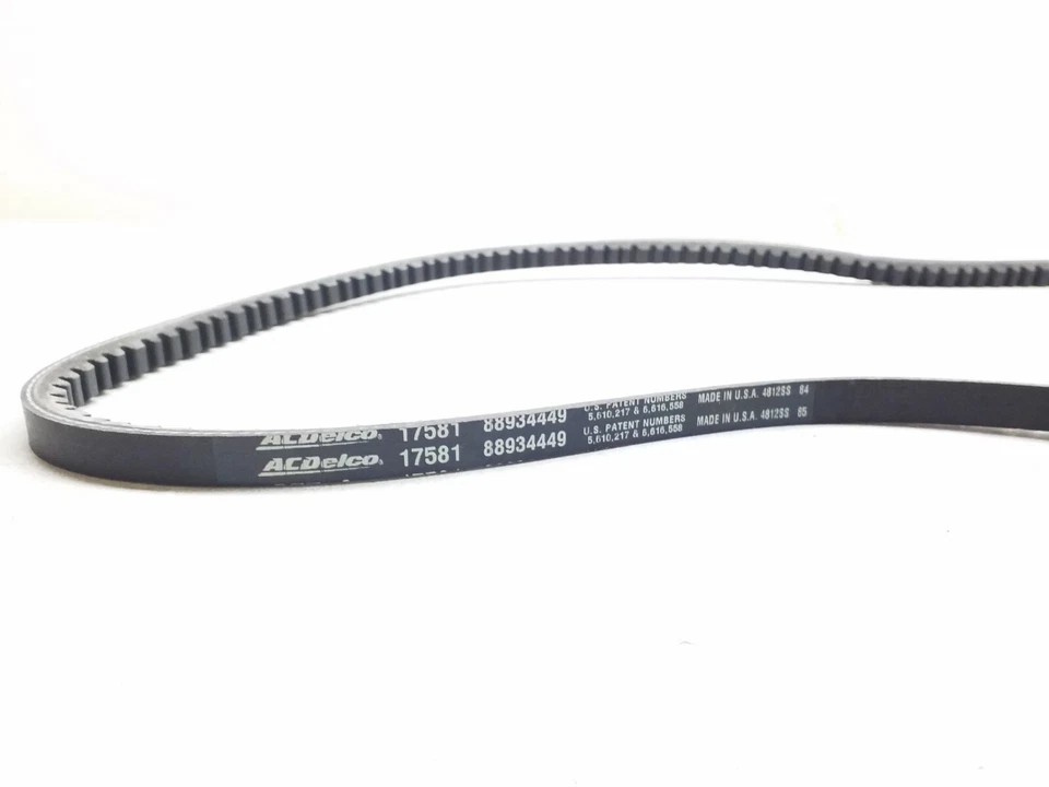 17581 Acdelco черный зубчатый V-ремень сделано в США 88934449 Бесплатная доставка  - Изображение 1 из 3