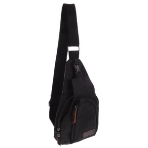 Genial Bolso de Hombro Mochila Desequilibrada Informal de Lona Deportes al Aire Libre para Hombres - Imagen 1 de 12