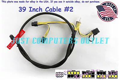 🔥 39" HP 100cm DL380 ML350 G10 GPU Cable 876503-001 - Image 1 of 4