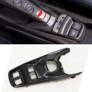 Carbon Fiber Center Console Window Switch Plate Cover For Ferrari 488 GTB Spider - Picture 1 of 12