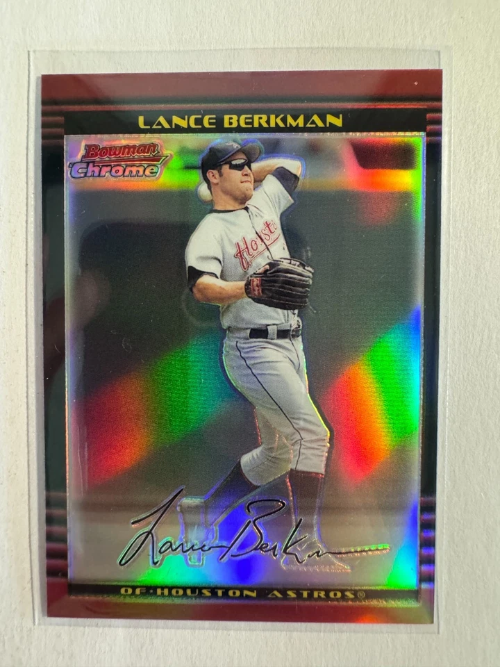 K213,970 - 2002 Bowman Chrome Refractors #69 Lance Berkman #/500 - Image 1 of 1
