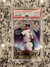 1998 Pacific Crown Royale ALL STARS #7 Ken Griffey Jr PSA 8 Die Cut