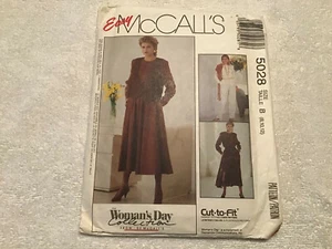 Easy McCall's Dress Pattern Size 8 10 12 The Woman's Day Collection 1990 Uncut - Picture 1 of 10