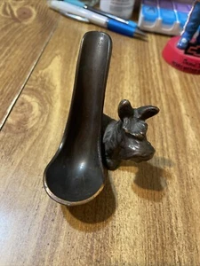 antique smoking pipe stand bronze scotty dog terrier original Very Nice - Picture 1 of 1