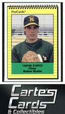 Tanyon Sturtze 1991 ProCards #2133  Madison Muskies