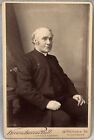 CABINET CARD RELIGIOUS MAN BROWN BARNES BELL MANCHESTER ANTIQUE PHOTO SMART