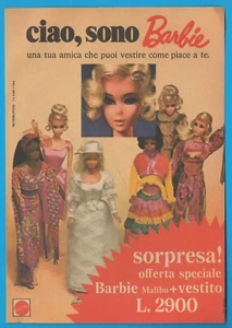 MATTEL: Barbie Malibù Anno 1972 pubblicità advertising werbung clipping MA1469 - Picture 1 of 1