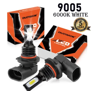 2Pcs Combo led Fog Light Bulb 9145 9005 6000K For Jeep Grand Cherokee 1999-2010 - Picture 1 of 11