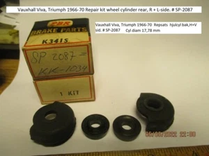 Vauxhall Viva, Triumph 1966-70 Repair kit wheel cylinder rear R + L-side.SP-2087 - Foto 1 di 4