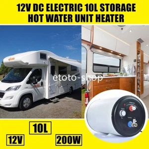 12V Electric 10L Storage HOT Water Heater - Caravan RV Motorhome Kitchen Sink - Picture 1 of 3