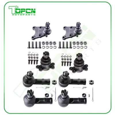 8x Suspension Kit New Front Ball Joints Tie Rod End For 1987-1991 Isuzu Trooper Foto 1 de 4