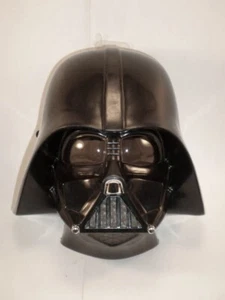 Deluxe Darth Vader Mask 1/2 Helmet Licensed Adult Hard Plastic Rubies Star Wars - Picture 1 of 5