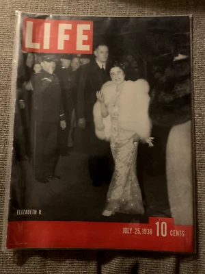 1930s Life JUL 25 1938 WW2 VTG Ads Fashion Queen Elizabeth MCM Decor WWII Nazis - Image 1 of 3