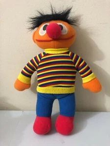 1990 Milton Bradley 10" Sesame Street Ernie Plush Stuffed Animal Muppets - Picture 1 of 5