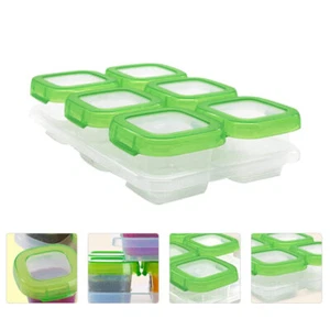 6 Stück Nahrungsergänzungsbox Baby Ergänzung Gefrierbare Behälter Auslaufsicher - Bild 1 von 12