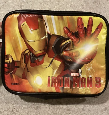 Termo Marvel Avengers Ironman 3 3D Aislado Fiambrera Excelente Estado Foto 1 de 4