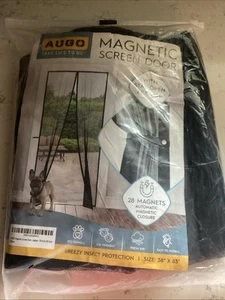Puerta con pantalla magnética AUGO 38x83 resistente apta para mascotas niños ENVÍO GRATUITO - Imagen 1 de 9