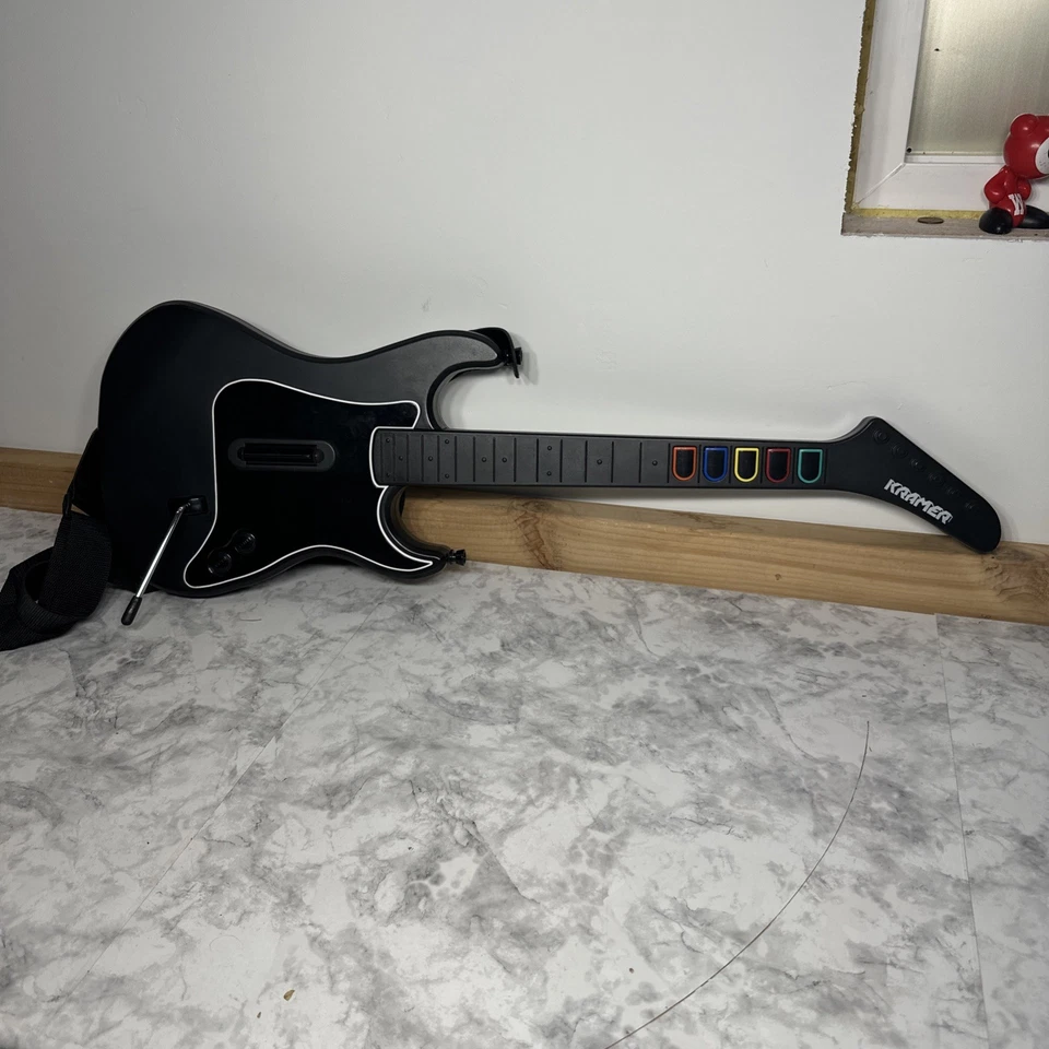 RedOctane Guitar Hero Kramer Striker Wireless Controller PS2 Untested 95119.805 - Image 1 of 4