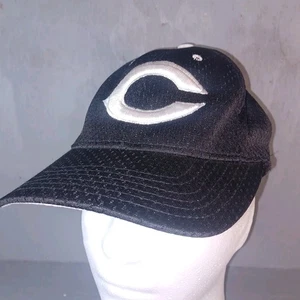 Vintage Chicago Cubs Riddell Black Baseball Cap Embroidered One Size - Picture 1 of 5