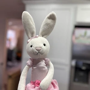Jellycat London Bitsy Ballerina Dancer Bunny Rabbit in Pink TuTu 17" Plush Doll - Picture 1 of 15