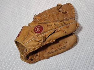 Vintage Rawlings GJ90 Reggie Jackson Leder Baseball Handschuh Bogen tiefe Tasche 10 - Bild 1 von 12
