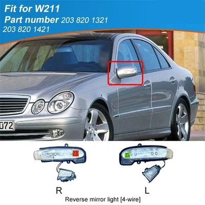 Rearview Mirror Turn Signal Light For Mercedes Benz W211 E 2038201321 2038201421 - Image 1 of 4