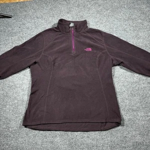 North Face Polartec Jacket Womens XL Purple Fleece Outdoor Cozy Retro - Picture 1 of 7