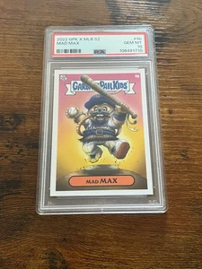 2022 GPK x MLB Garbage Pail Kids Serie 2 Pardee #9b Mad Max Scherzer PSA 10 - Imagen 1 de 1