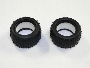 NEW ASSOCIATED RC10 89 MASAMI HIROSAKA EDITION Tires Rear Stealth +Foams WC AM23 - Picture 1 of 3
