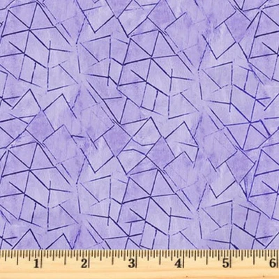 Awakening Purple Geo Cotton Fabric Sale 5741 PMU Fabric by half yd - Image 1 of 2